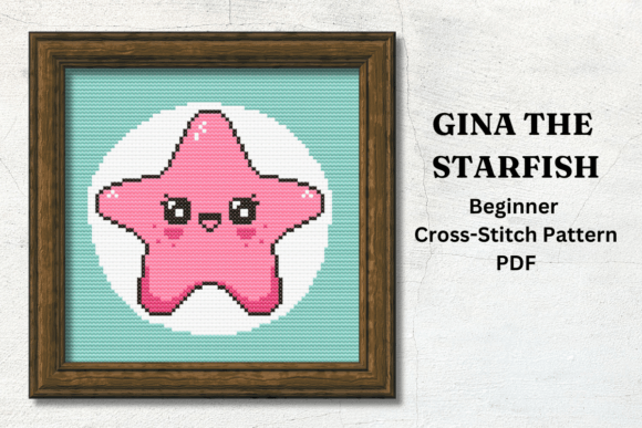 Gina the Starfish Cross Stitch Pattern 5