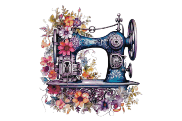 Sewing Machine Cross Stitch PDF