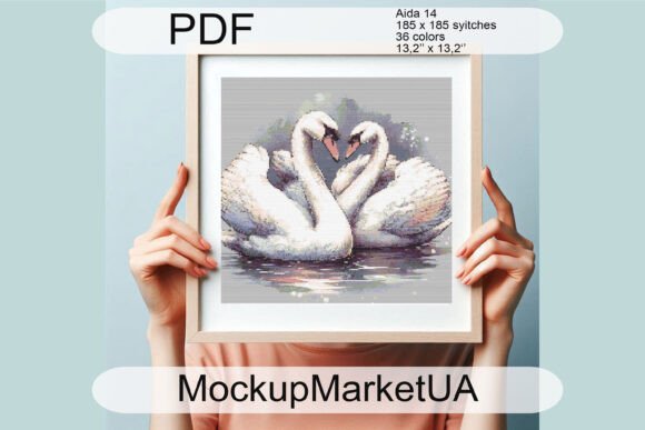 Swan Cross Stitch Patterns PDF Birds